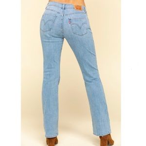 Levi’s super low bootcut denim